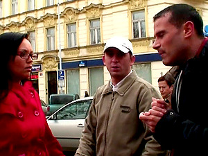 Euro reality pornography with two ladies picked up on the street
