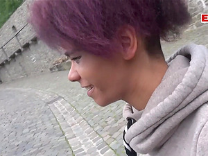 german ebony teen public pick up and fuck