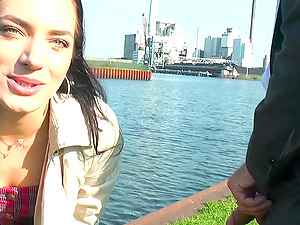 German public caught blowjob with teen