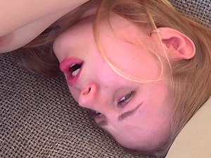 Hardcore ass fucking on the sofa with natural boobs Anastasia B