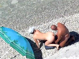 Couples On Beach Perform Doggy Position Pack