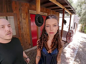 Beautiful April Olsen in Westworld XXX Parody VR Porn